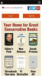 Mobile Screenshot of conservativebookclub.com